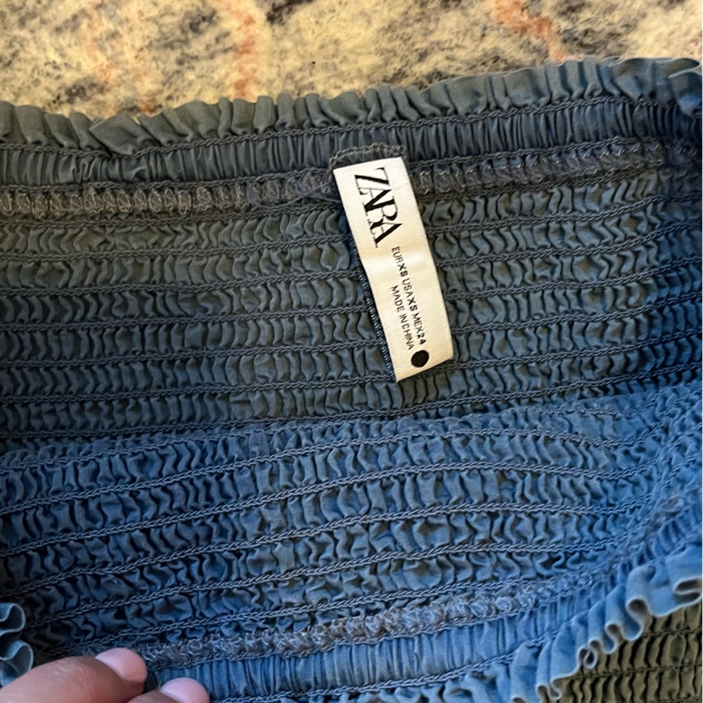 Zara Asymmetrical Ruffled Mini Skirt - Picture 5 of 8